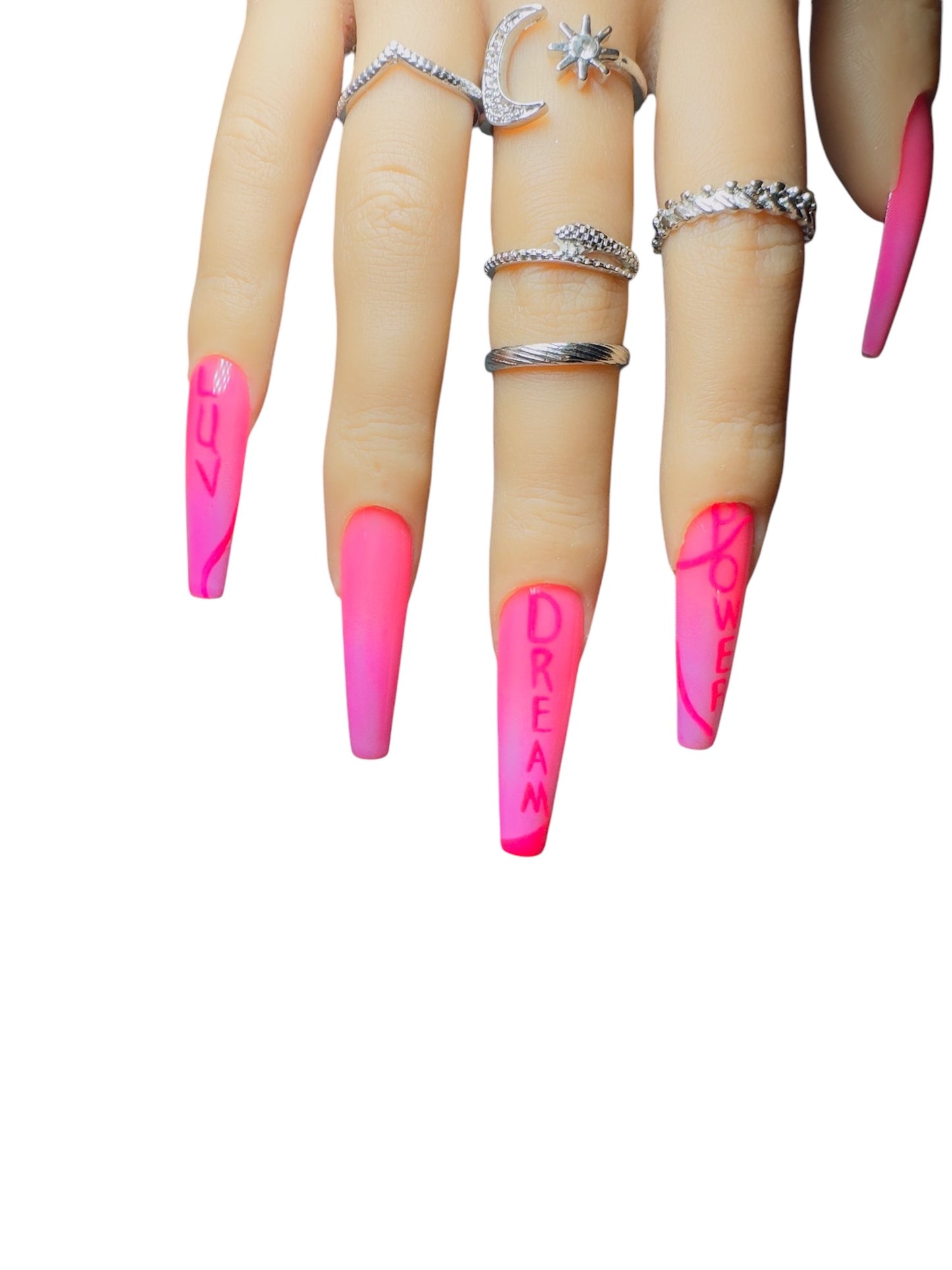 Pink Dream Press-On Nails-Medium