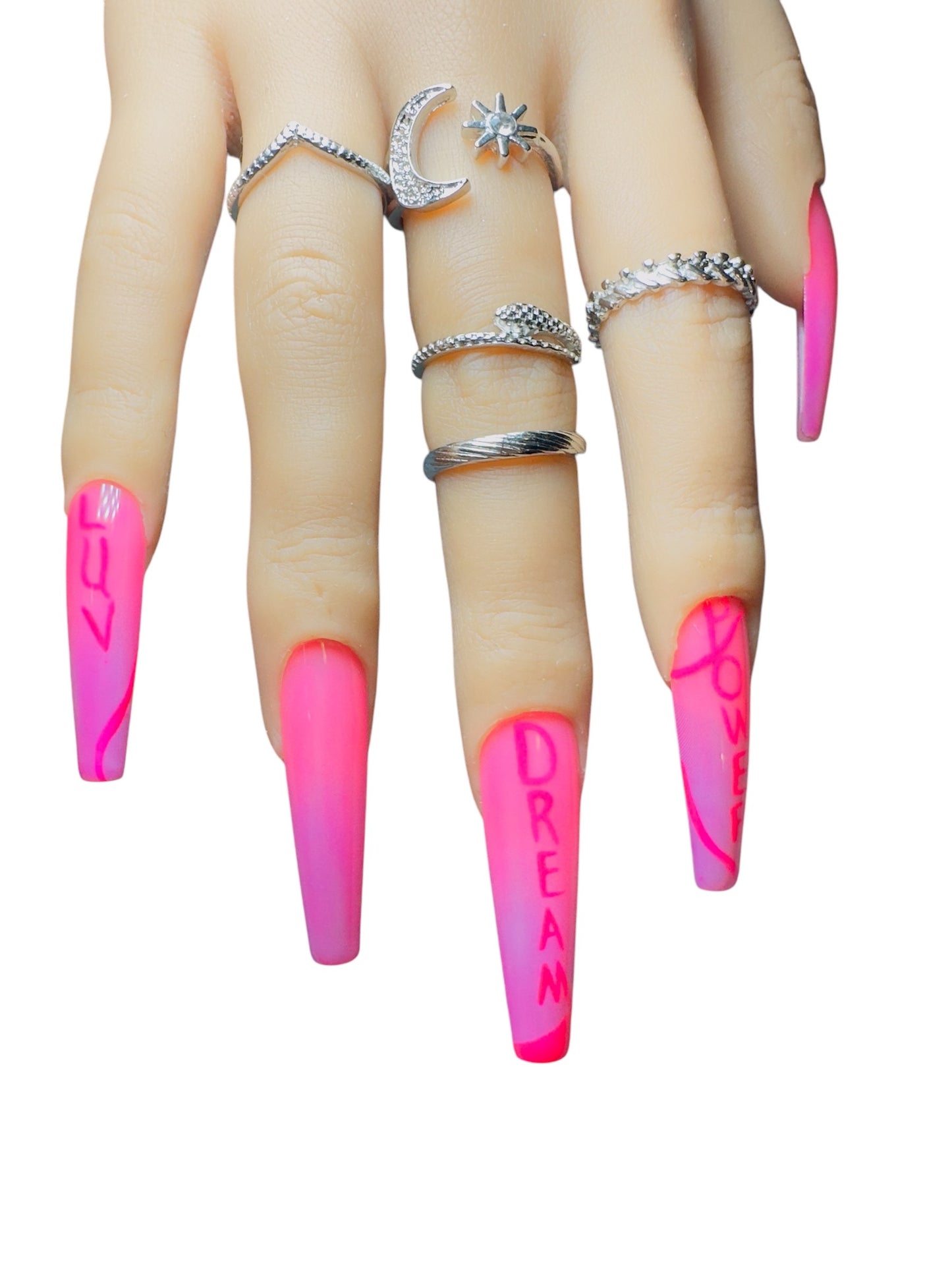 Pink Dream Press-On Nails-Medium