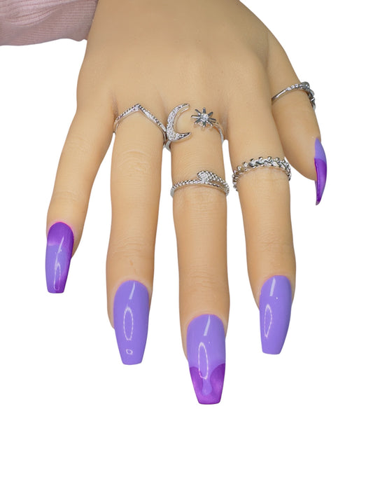 Purple Haze Press-On Nails- Large